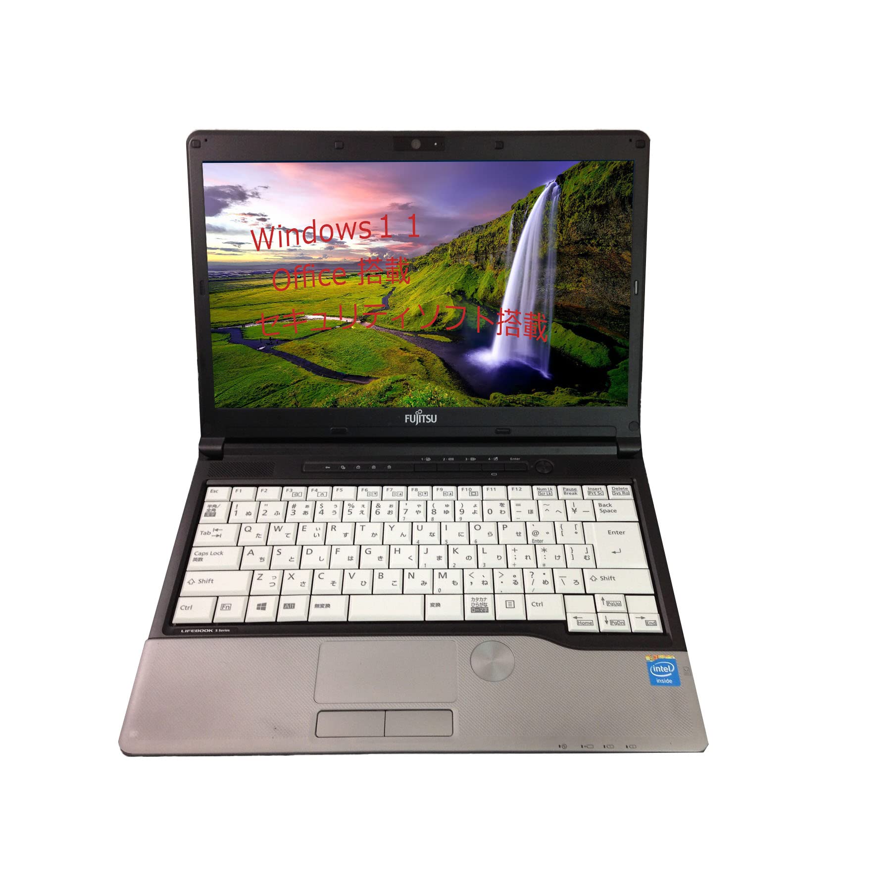 【持ち運び便利 13インチ office搭載】富士通 ノートパソコン windows11 S762 Core i5-3世代 メモリ8GB 高速SSD  《MS Office2019/無線LAN内蔵/リカバリー用USB64GB/ZEROセキュリティ》 (整備済み品) (SSD 1TB)