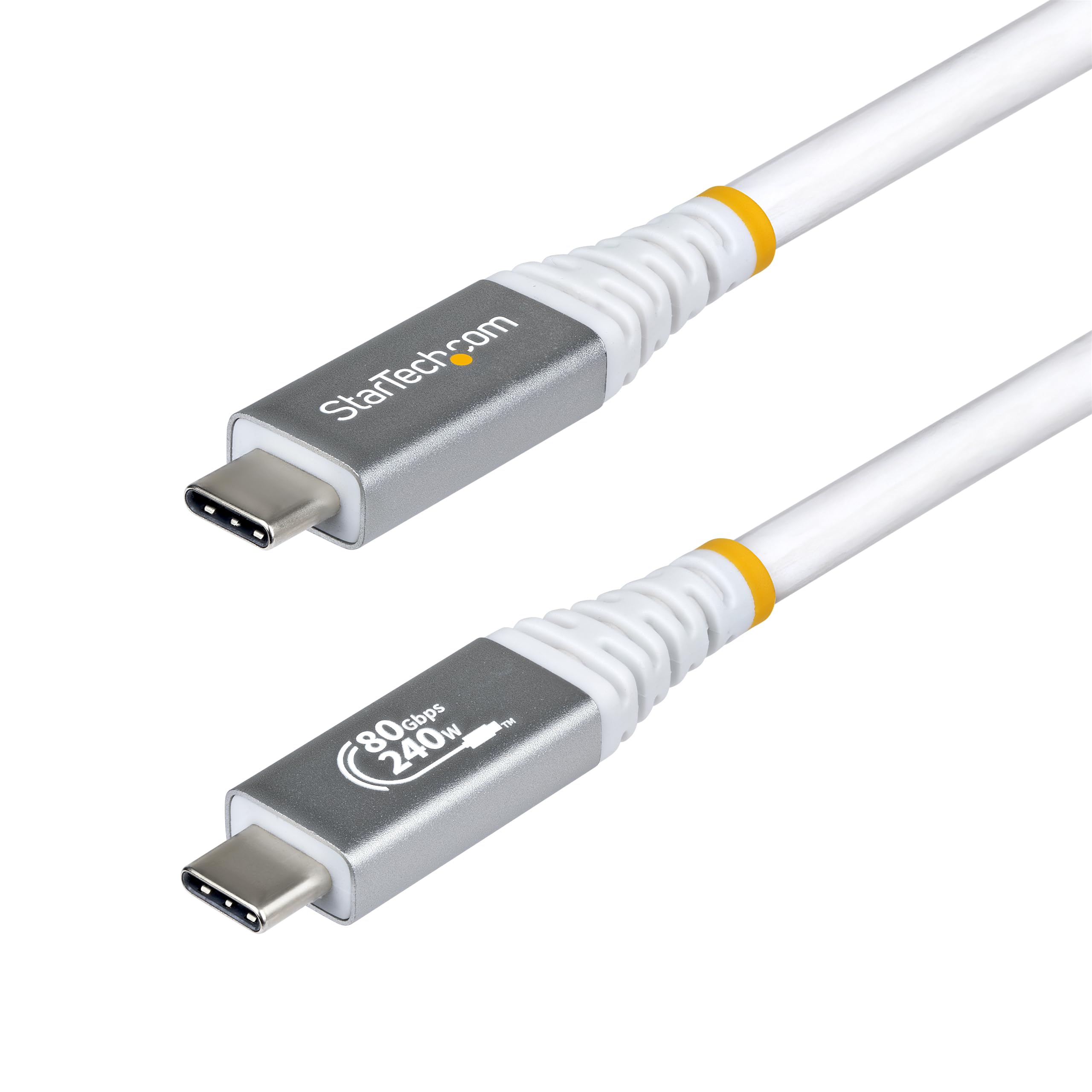 Startech 50Cm 1.6Ft Usb4 Cable 80Gbps Usb-If Certified Usb-C Cable 240W 8K 120Hz