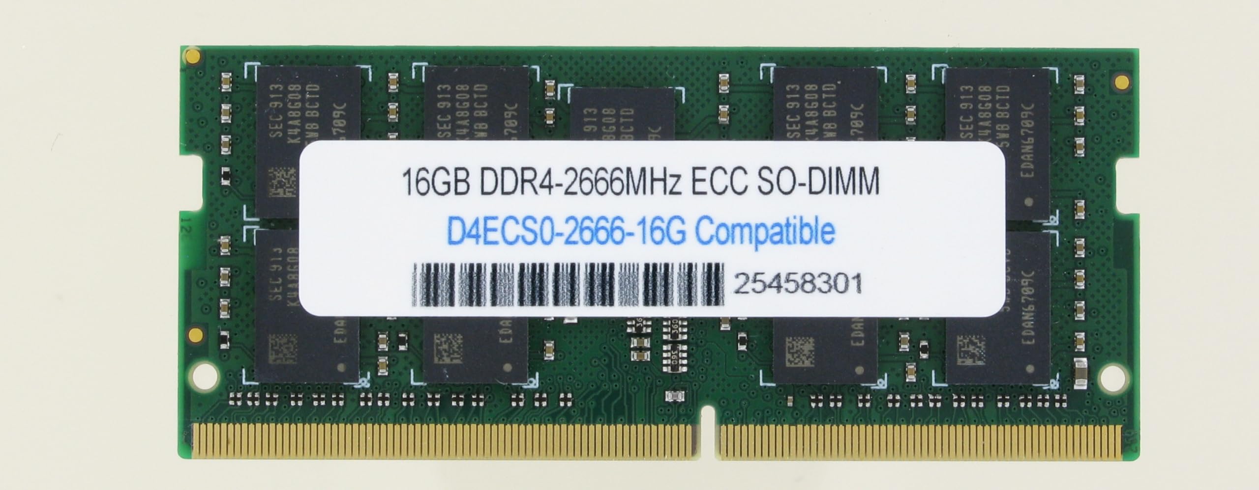Generic 16GB DDR4 2666 ECC SO-DIMM Memory Upgrade Compatible with