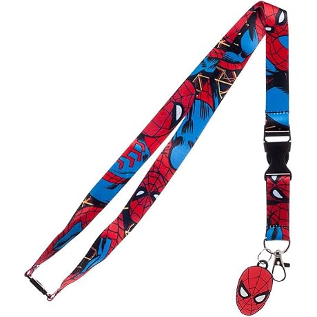 Spider-Man Wall Crawler 22” Lanyard With ID Sleeve