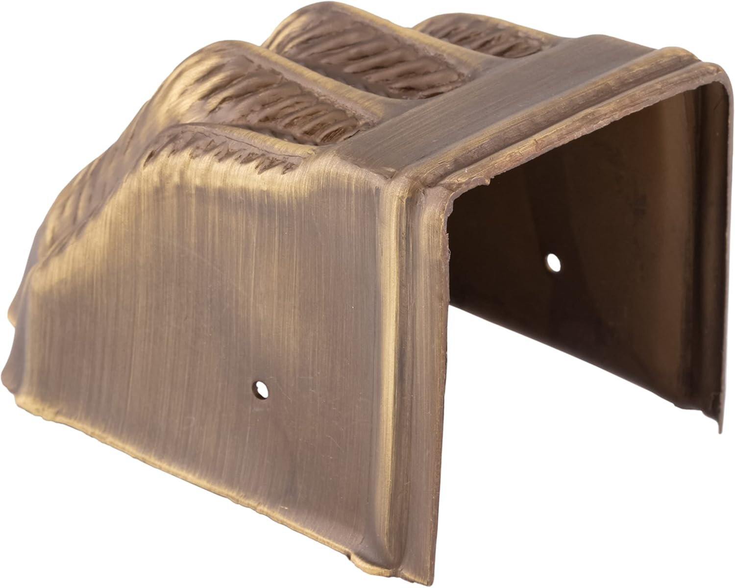 Large Stamped Antique Brass Furniture Leg Claw Feet | Toe Cap to Protect Feet of Table, Dresser, Sofa | Antique Furniture Reproduction Hardware | UA-377-TCAB (4)