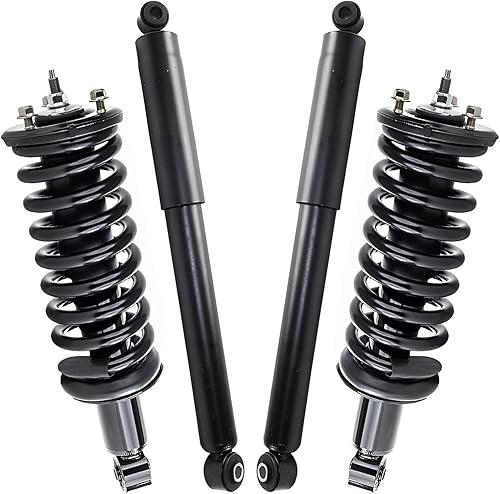 Miniatura 49 de Detroit Axle - Kit de amortiguadores de 4 puntales para Ford Escape 14-19, 2 puntales delanteros con resorte helicoidal 2 amortiguadores traseros