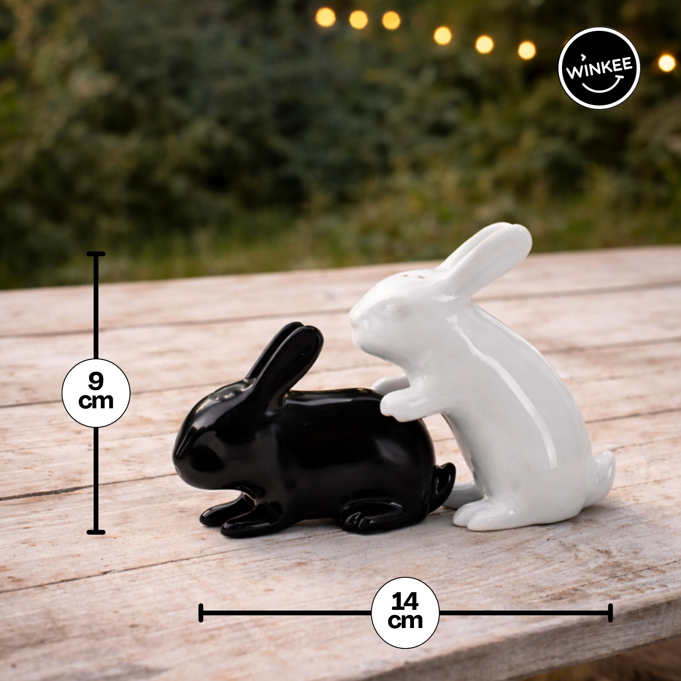 Winkee - Bunny Salt & Pepper Shaker | The Sweet Spice Shaker in