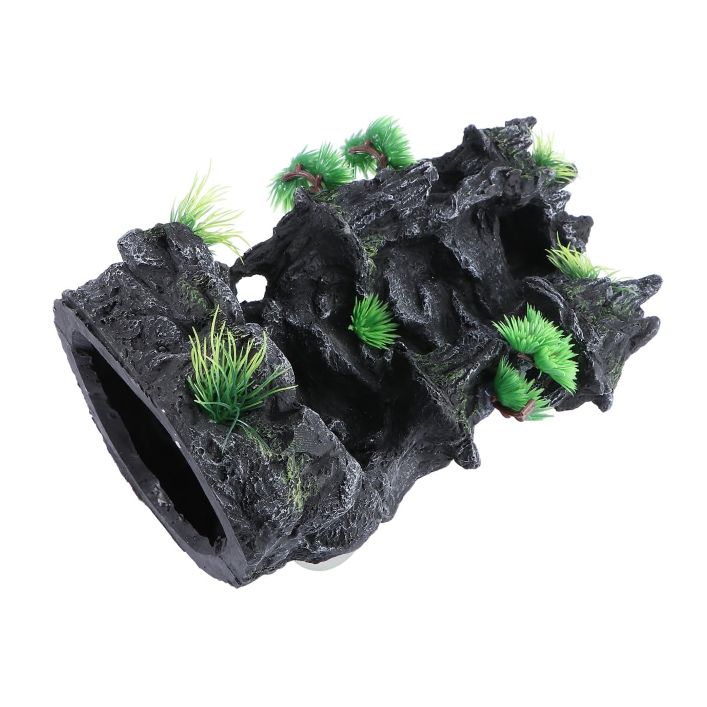 Happyyami 1stück Kreative Aquarium Dekoration Mit Wasserfall-Effekt Resin Rockery Für Fischbehälter Langlebig Und Pflegeleicht Für Wohnräume Und Badezimmer