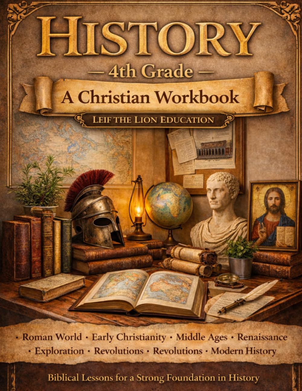 4th Grade History: A Christian Homeschool Workbook (History Workbooks)