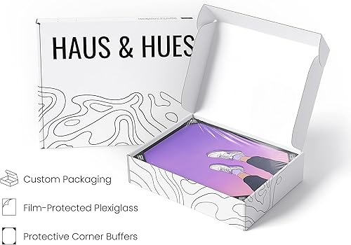 Miniatura 4 de HAUS AND HUES Cuadros morados para decoración de pared y pósteres estéticos de arte de pared púrpura para habitación, decoración de pared para