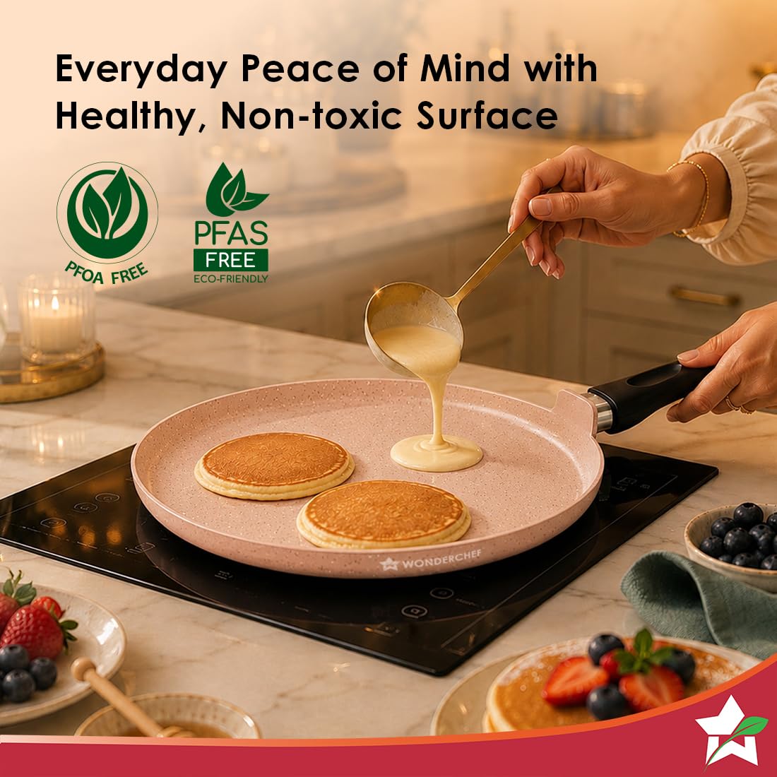 Wonderchef Vitalife Dosa Tawa - Zero Oil Cooking -4