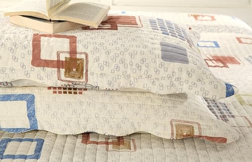 Miniatura 7 de Tache - Juego de colcha de 3 piezas con diseño floral de catedral celta, tamaño Queen