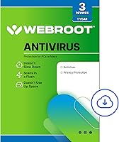 Vista 8 de Webroot Premium 2025 with Allstate Identity Protection 5 Device, 1 Year Antivirus and Internet Security Software, Advanced Dark Web Monitoring