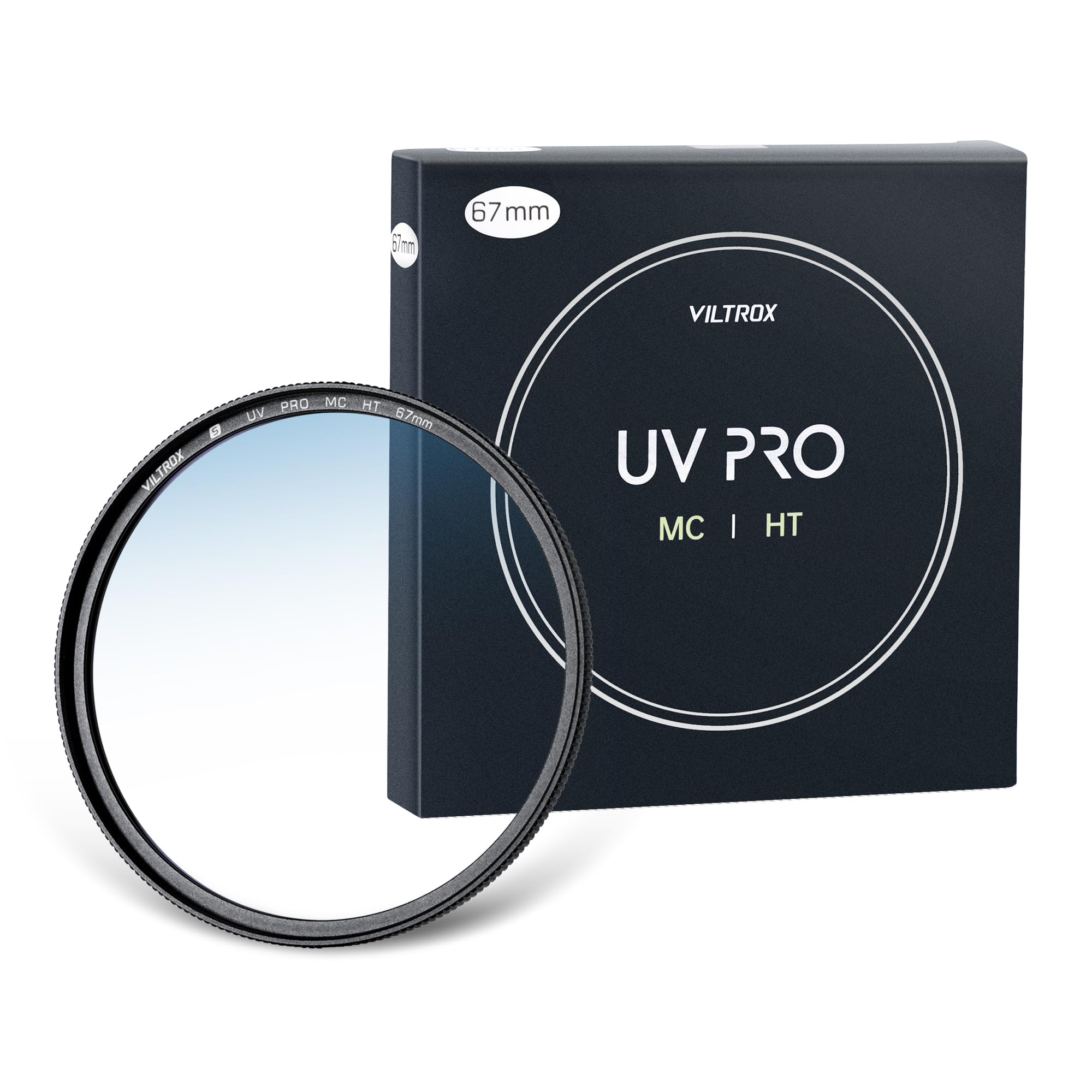 VILTROX 67MM UV-Filter MC UV Schutzfilter,UHD-Kameraobjektiv, 18 Mehrschichtige Beschichtungen, Ultraharte Beschichtung, Nano-Beschichtung, Hydrophob, Kratzfest, Ultradünn, für 67mm Kameraobjektiv