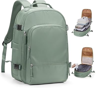 coofay Vacuum Backpack Travel with Pump Vacpack Backpack with Vacuum System Travel Compression Backpacks for Women Mochila De Viaje Carry on Luggage