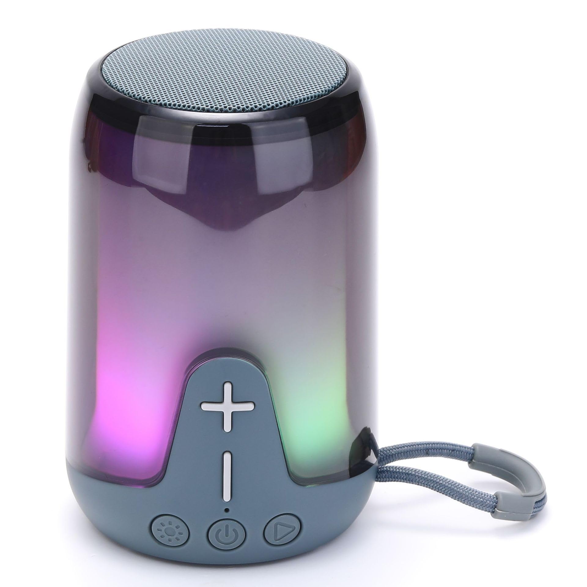 Maine Bluetooth Speaker with pulsating Light Effect and Transparent bass with RGB Color Display Gift for Sale Factory