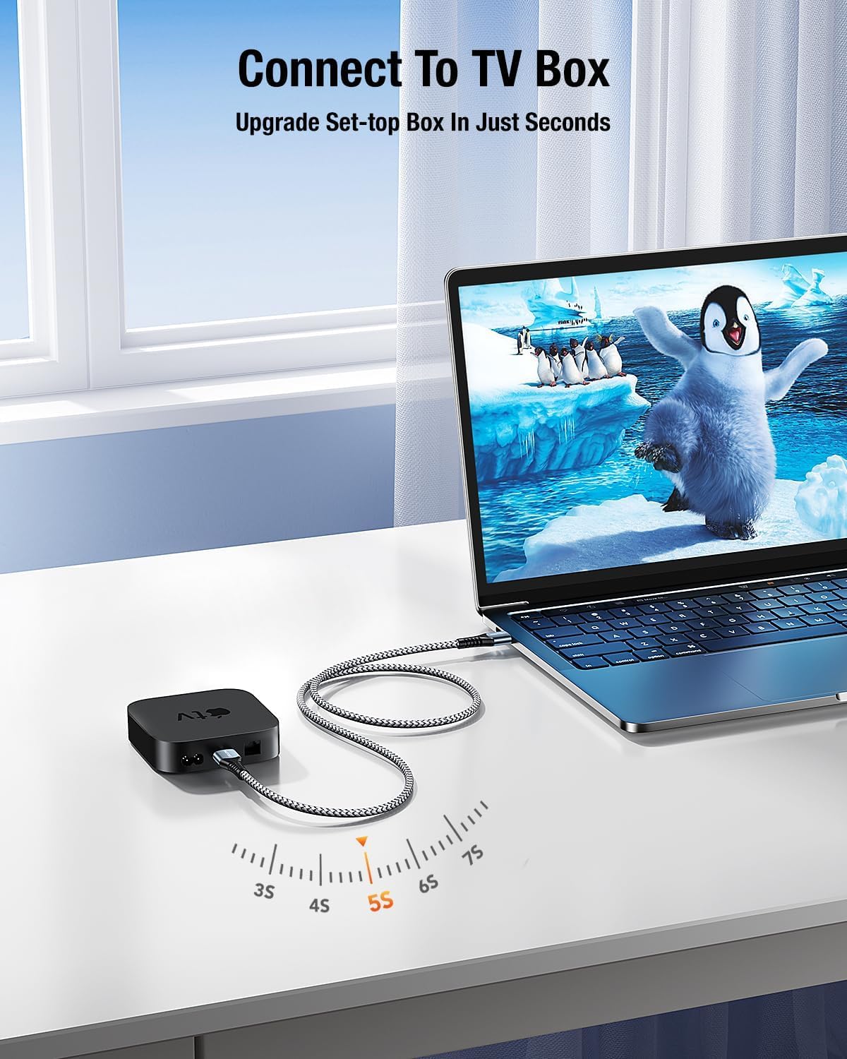 ANDTOBO Cavo USB 3.0 Maschio Maschio 0,5 Metri, Cavo USB Doppio Maschio A Maschio A 5Gbps per Raffreddamento PC Portatile, Dischi Rigidi, Computer, Lettore Blu-Ray, DVD