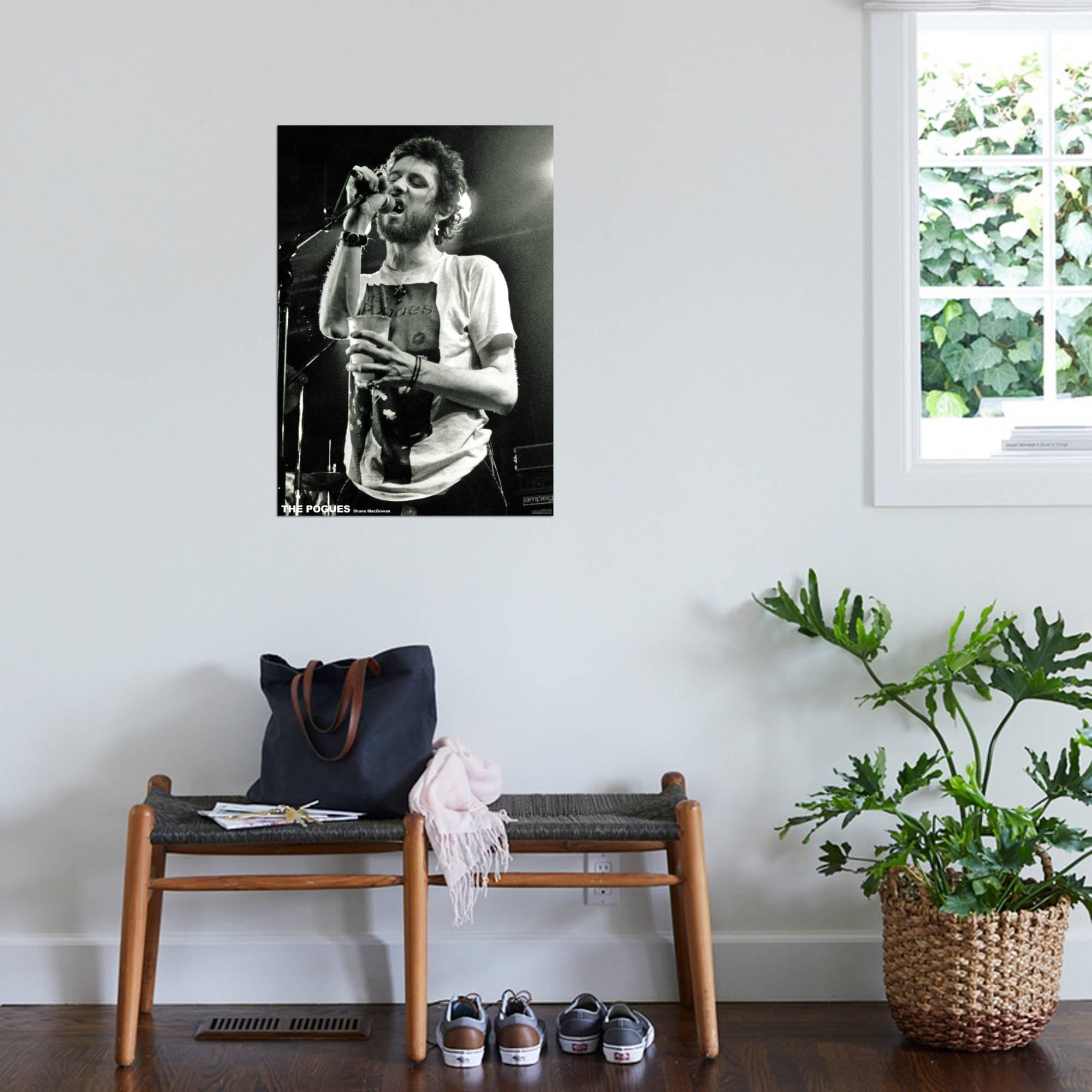 Amazon.com: AllPosters Wall Poster The Pogues- Shane MacGowan Live