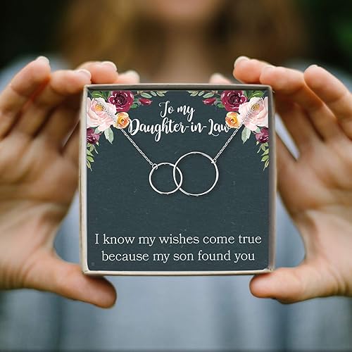 Miniatura 8 de Dear Ava Collar de regalo para mujeres y niñas, colgante de joyería moderna ajustable, idea de regalo de amor para ella con tarjeta sincera, regalos