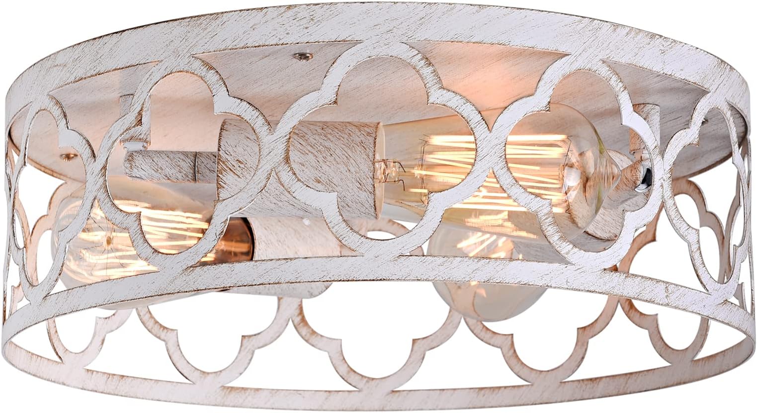 Bargeni Flush Mount Ceiling Light,13-inch Ceiling Light Fixture,3-Light ...