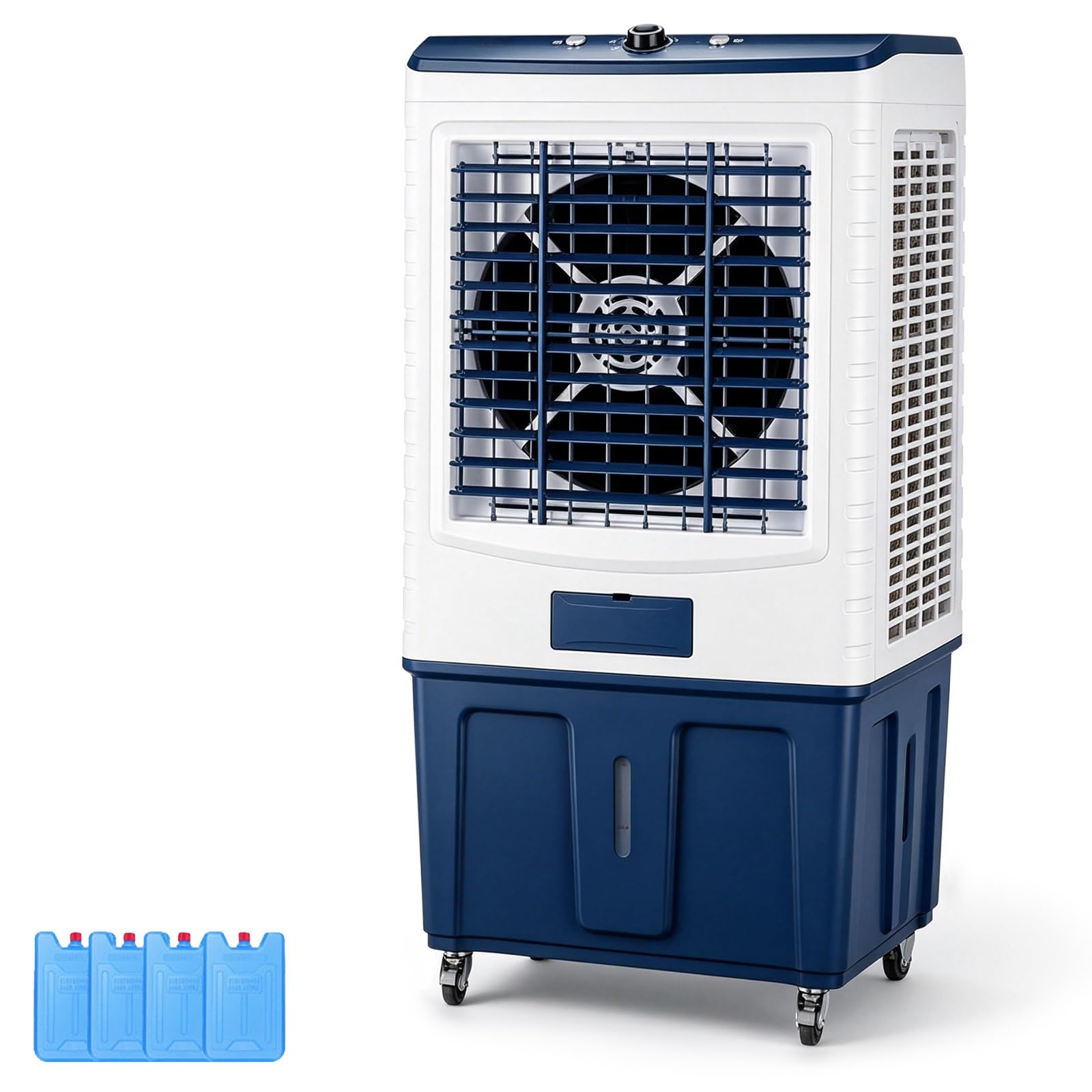 Jingshiqiaopl One Color Portable Evaporative Air Cooler Mechanical With Auto Swing 3 Speeds
