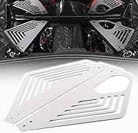 Vista 1 de Cubierta de panel de bahía de motor compatible con Chevrolet Corvette C8 2020-2023, cubiertas de motor traseras de aleación de aluminio, protectores