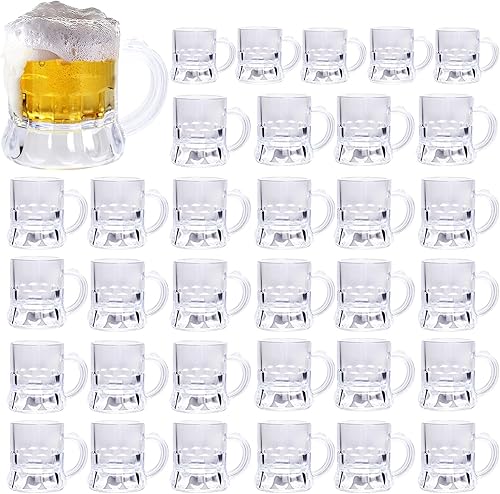 YAXINRUI Mini tazas de cerveza vasos de 1 onza para cerveza vasos de plástico para cata de cerveza para fiesta de cerveza suministros de fiesta de