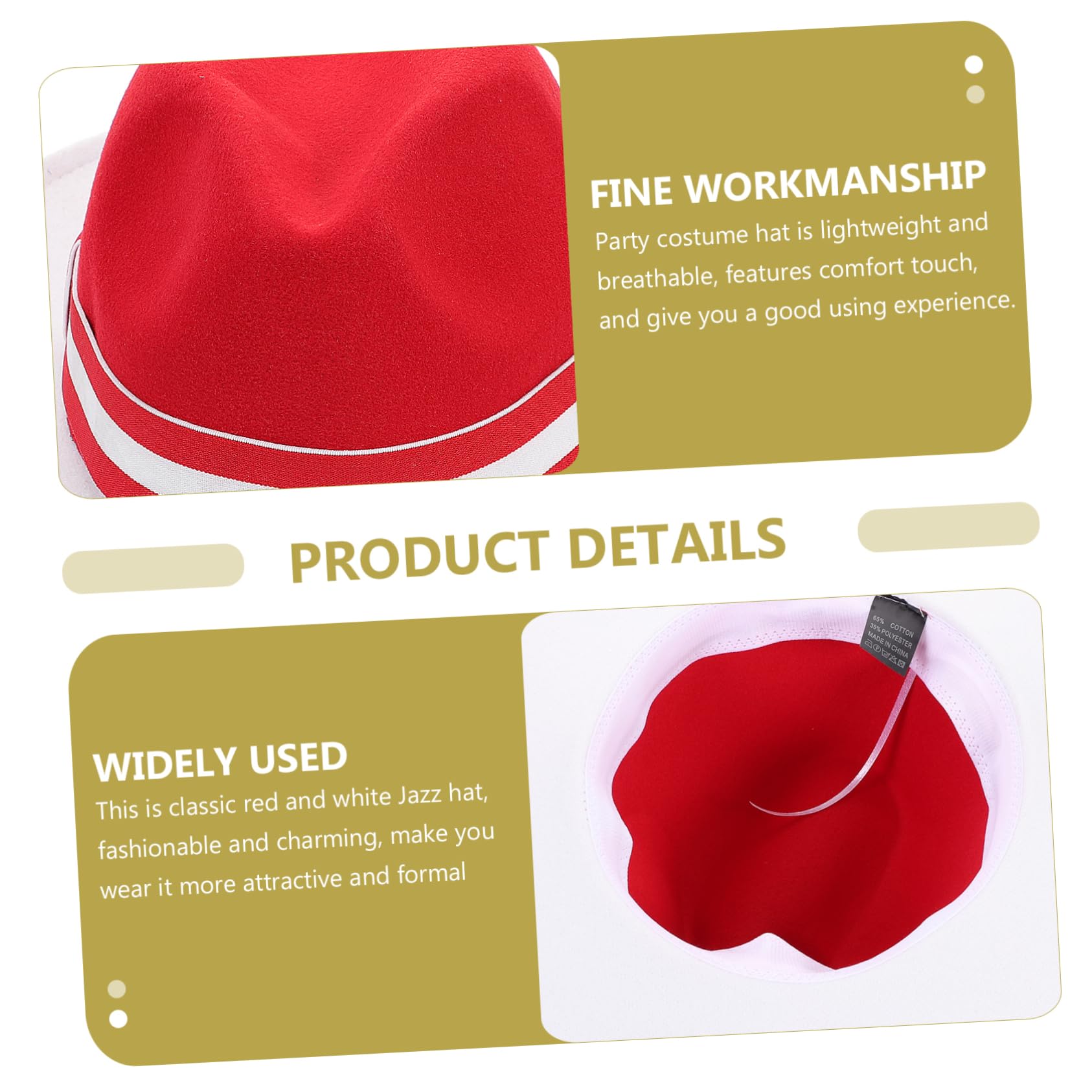 Sombrero De Jazz Sombrero De Vestir Pañuelo Fedoras Sombrero Para El Sol Tapa Sombrero De Vaquera Fiesta Arriba Borde Sombreros Para Mujer Sombreros De Ala Ancha Para Mujer De Lana