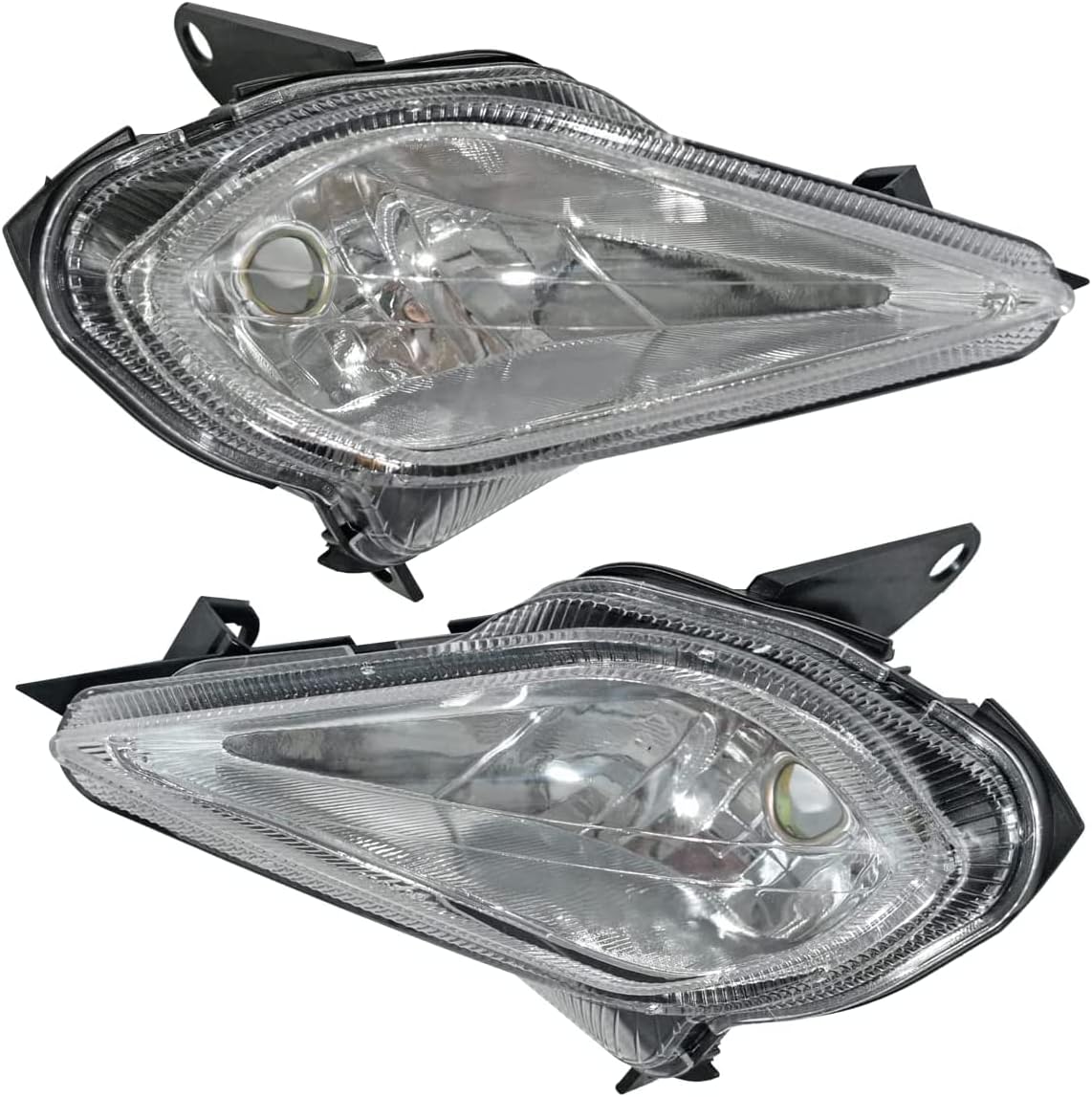 Pack of 2 Headlights Pair Left&Right Fit for Yamaha Raptor 250 YFM250R 350 YFM350R 700 YFM700R for Wolverine 350 YFM350X 450 YFM450FX for YFZ450 YFZ450R YFZ450X 2006-2023 Head Light