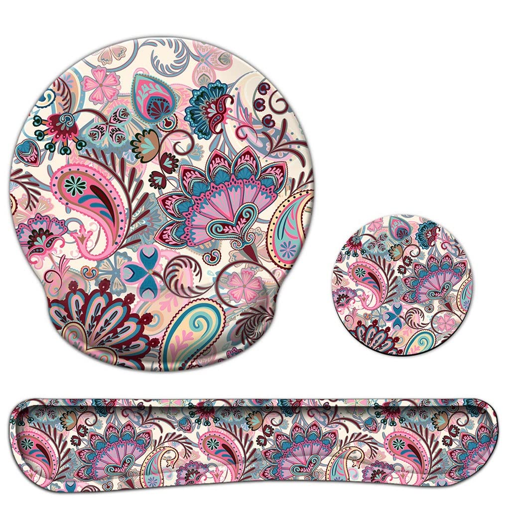 Classic Decorative Pattern Keyboard Wrist Rest Pad Pad Wrist Rest Support Ergonomic Cushion