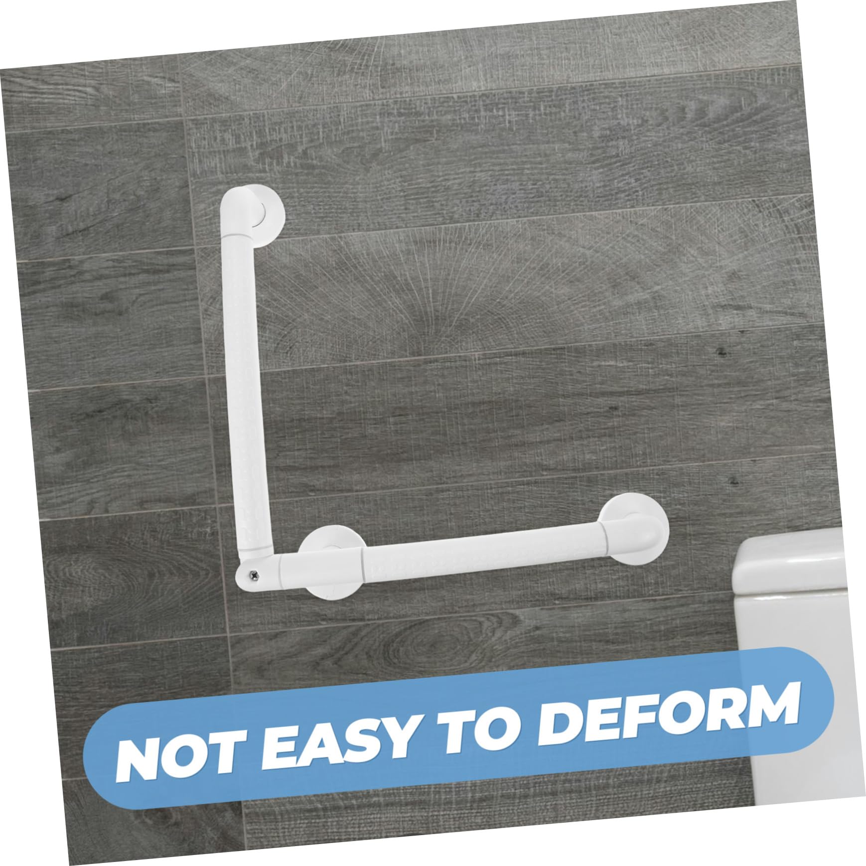 DOITOOL Barra de Apoyo para Baño Antideslizante y Cómoda, Pasamanos de Acero Inoxidable para Personas Mayores y Discapacitadas, Adecuado para Inodoros y Duchas