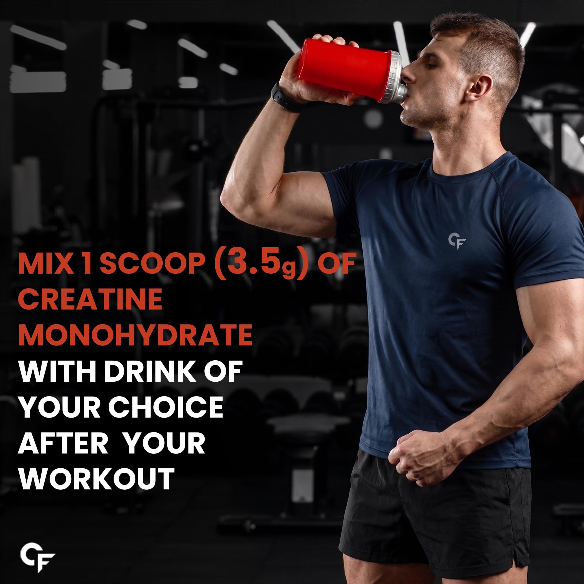 Carbamide Forte Creatine Powder | Creatine Monohydrate Powder 250g Cola Flavor For Lean Muscle, Strength & Energy | Gym Supplements For Men & Women- 250g — Amazon image 9
