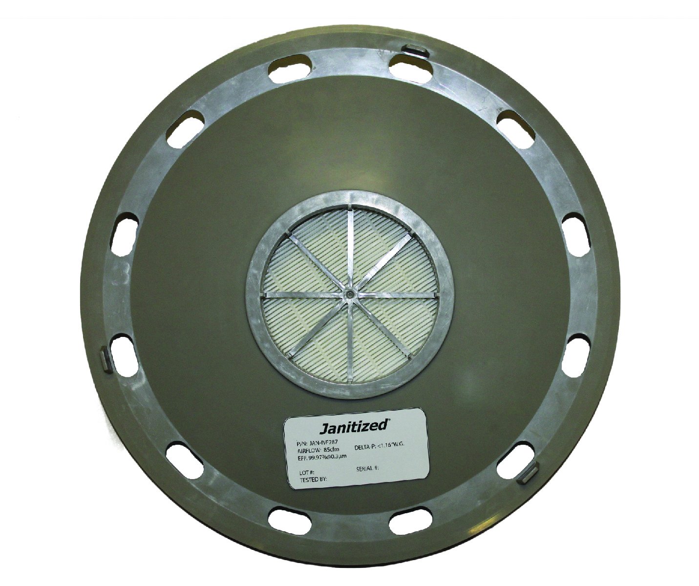 Janitized JAN-IVF287 Premium Replacement Commercial HEPA Filter, Euroclean/Nilfisk GD930, OEM#1402666010, (Pack of 4)