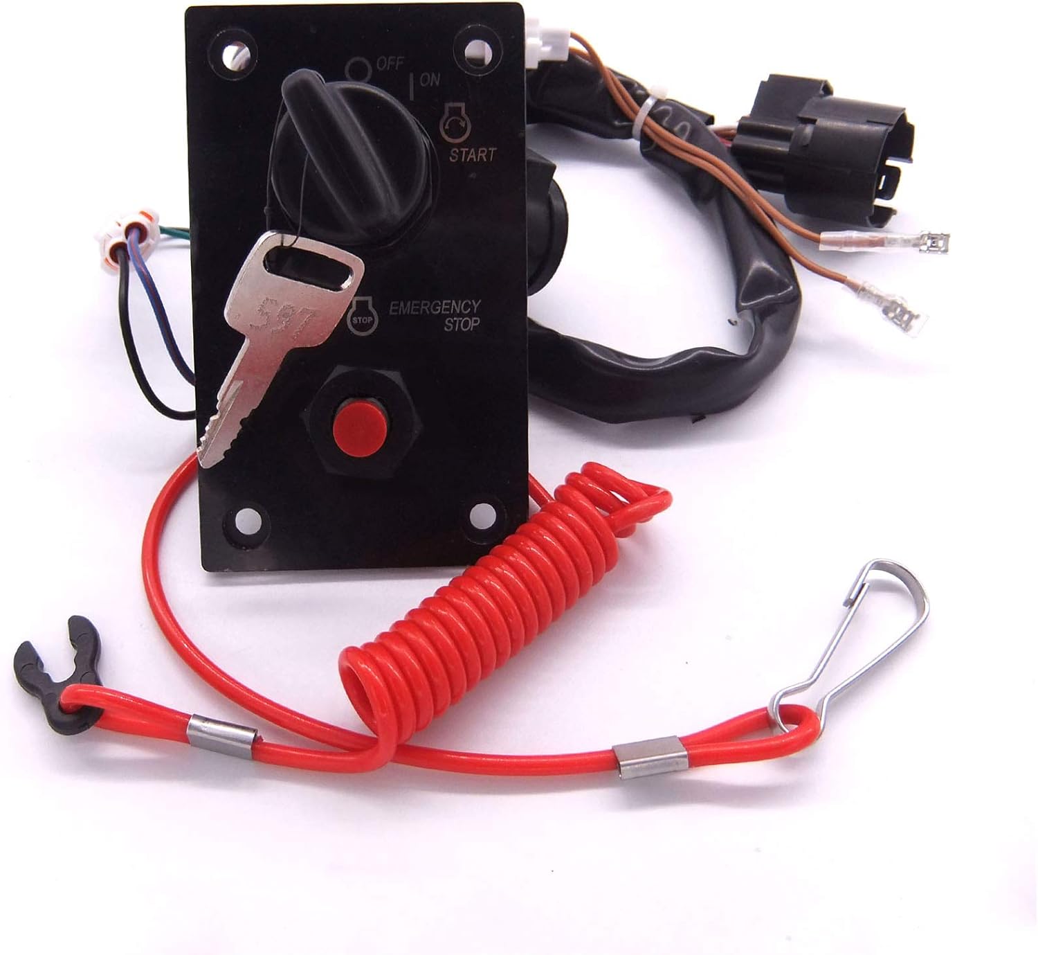 Boat Engine 37100-96J24 37100-96J25 Single Ignition Key Switch Panel for Suzuki Outboard Motor