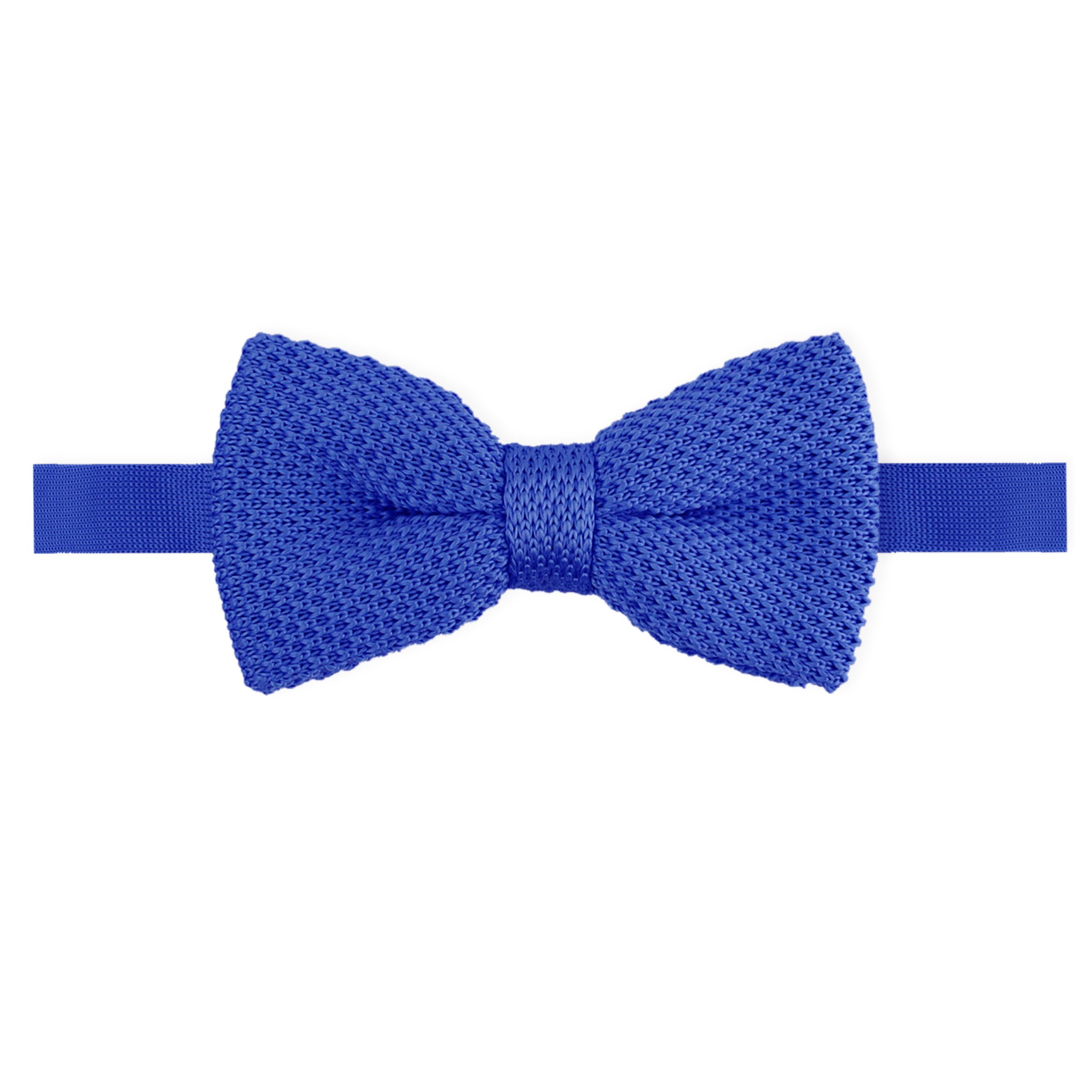 THE GENTS LAB Childrens Adjustable Pre-Tied Bow Tie In 100% Soft Polyester - Many Colours - For Age 3 to 12 (Royal Blue)