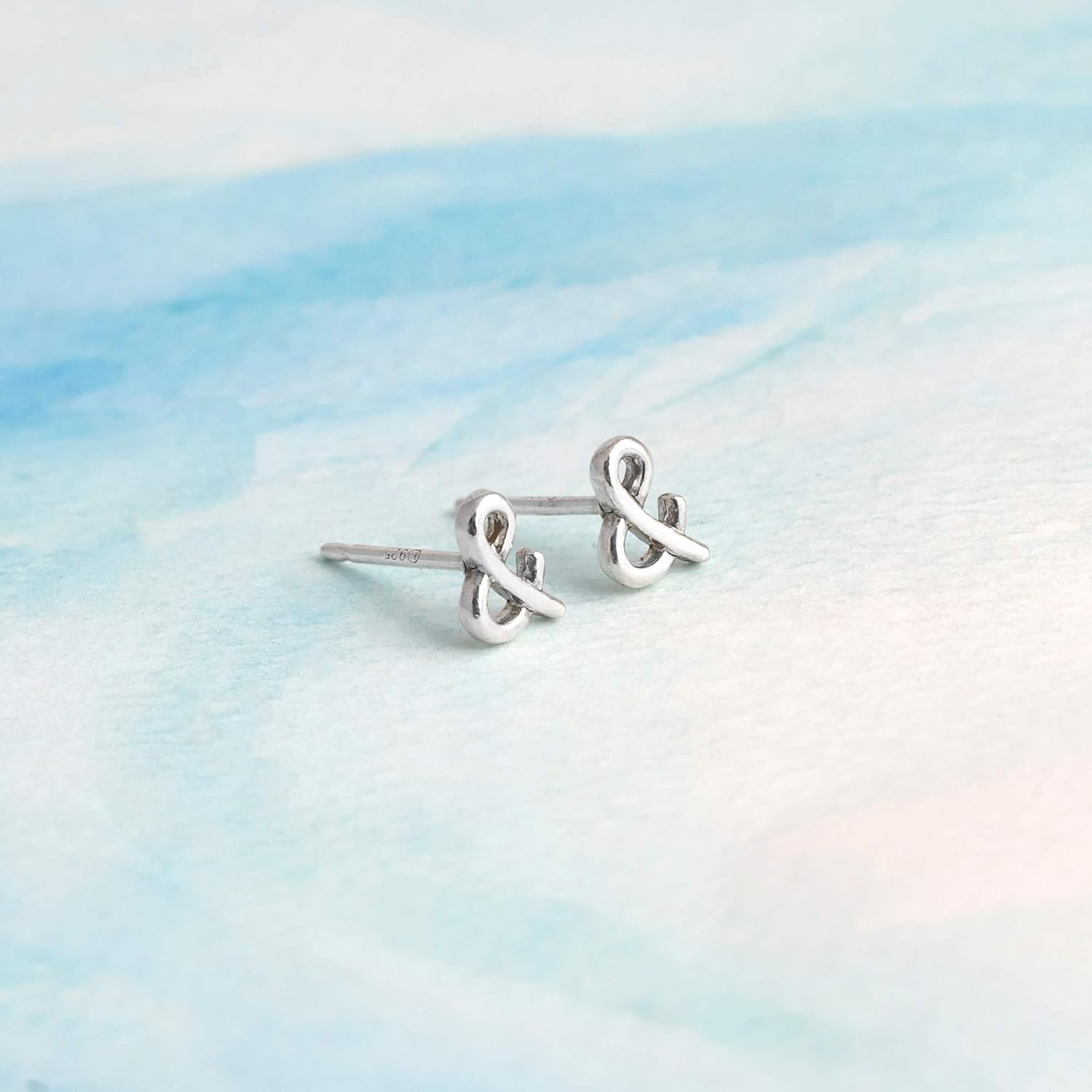 Boma Jewelry Sterling Silver & Ampersand Stud Earrings - Image 4