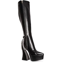 LAMODA womens Motorcycle Boots