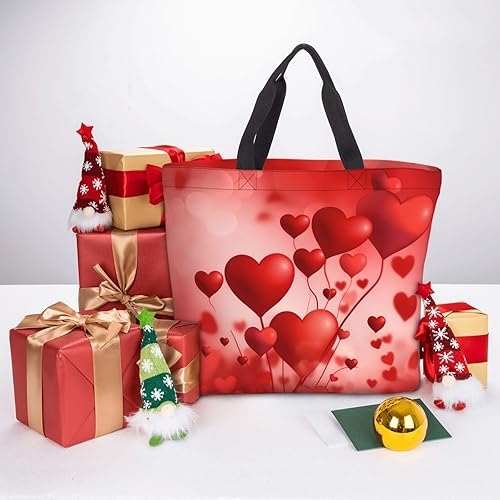 Miniatura 5 de Groamaup Bandera con bolsa de mano de fuegos artificiales para mujer, bolsas reutilizables para compras de comestibles con cremallera, bolsos de