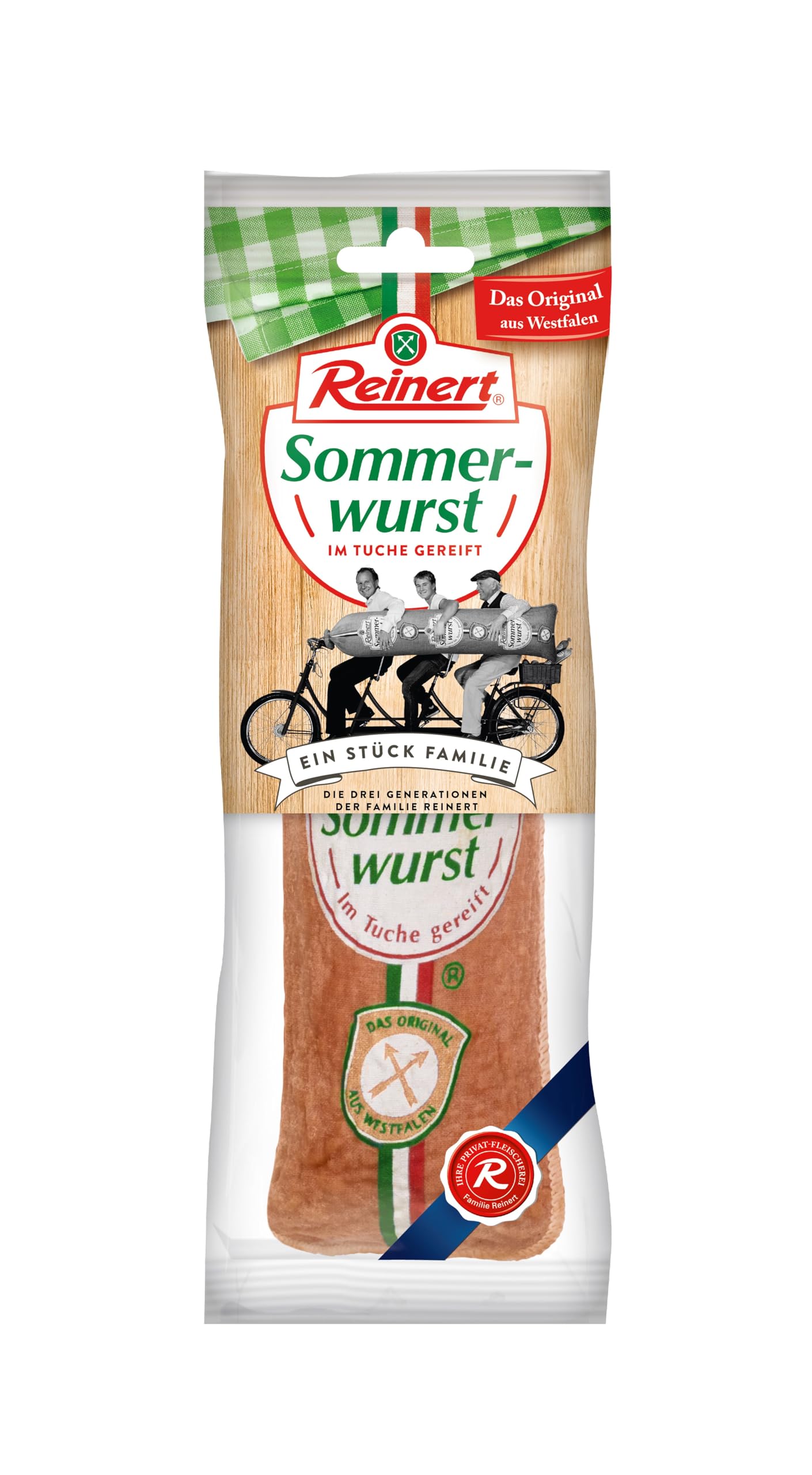 Reinert Sommerwurst - das echt westfälische Original - 5 x 250g = 1,25 kg Mettwurst