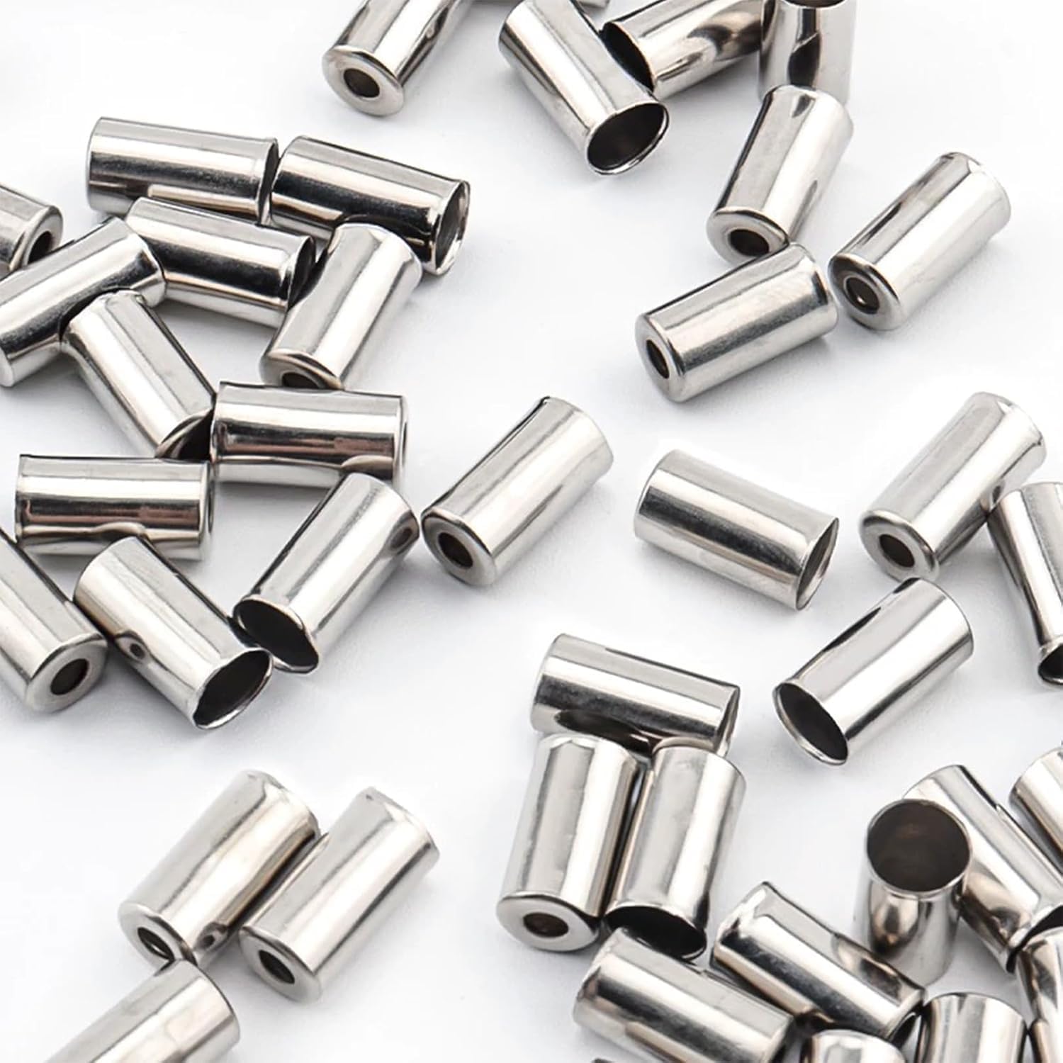 200 Stück Silber Endkappen, 5mm Zylinder Endhülse Für Bremszug Und Schaltzug, Fahrrad Bremszug Schaltzug Aluminium Endkappen, Universal Fahrradzubehör, Fahrradzug Endhülse, für Fahrrad Ersatz