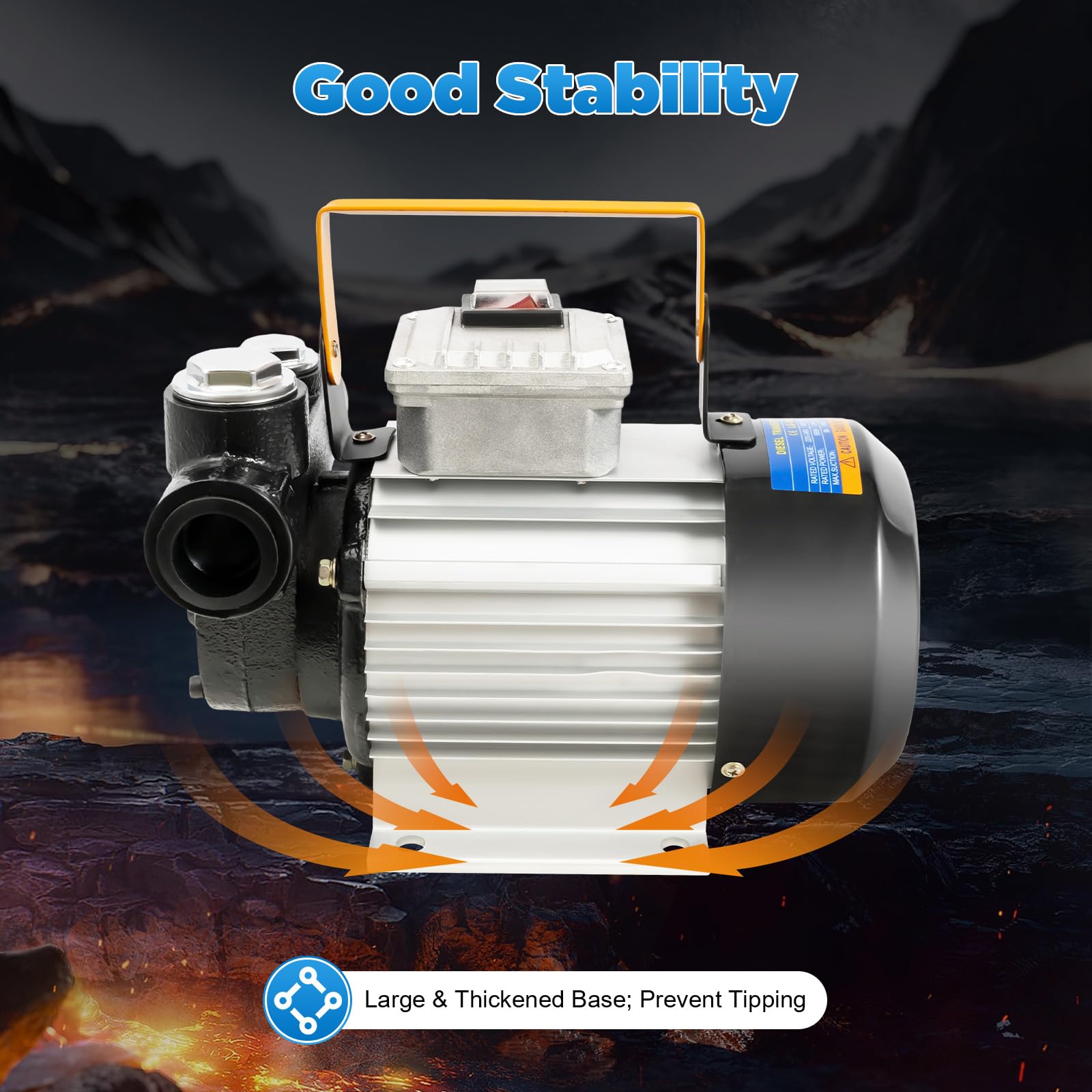 Pompa di carburante elettrica autoadescante diesel 550 W 220 V estrazione olio trasferimento carburante diesel