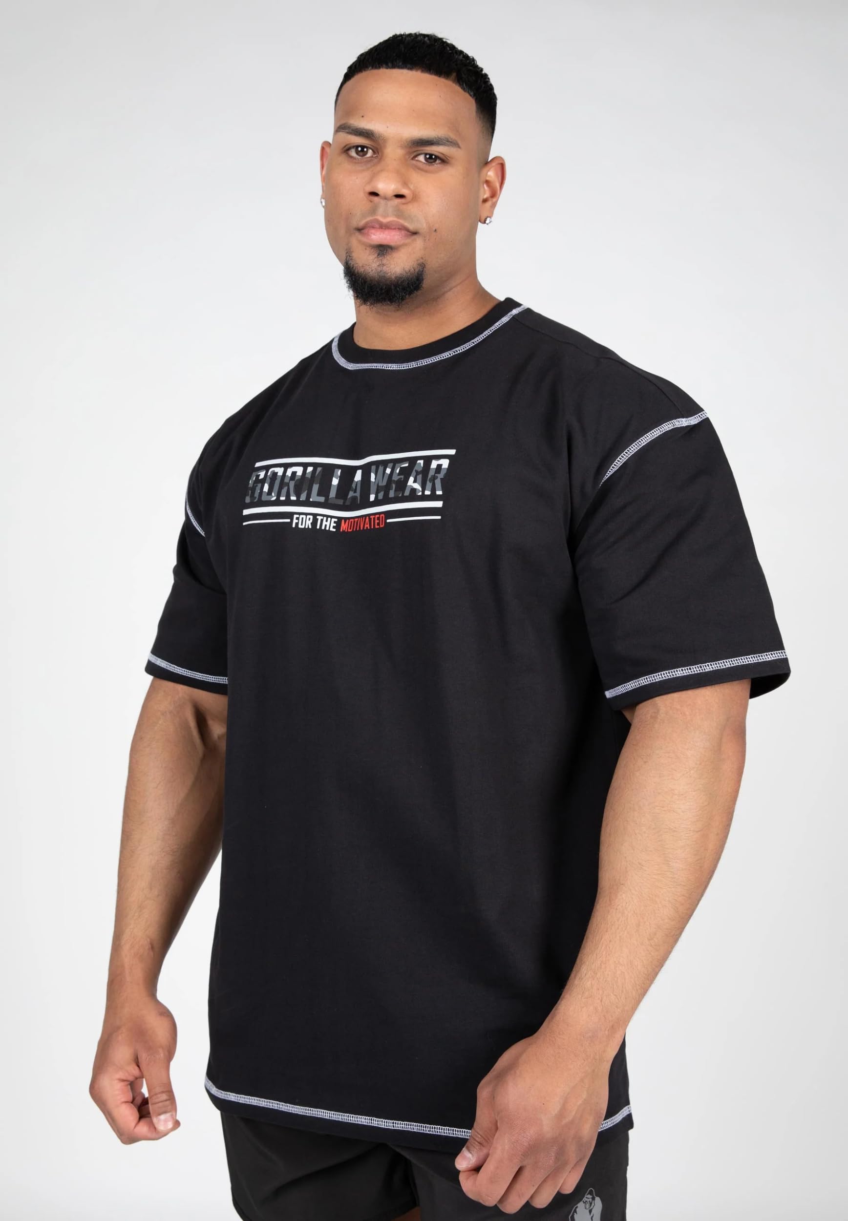 Gorilla Wear Saginaw Oversized T-Shirt - Black