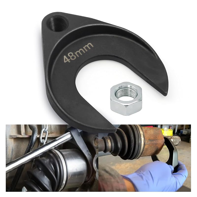 Ferramenta extratora de eixo homocinético interno 48 mm Julaiwy com porca para martelo deslizante, rosca 5/8-18, veículos com tração dianteira