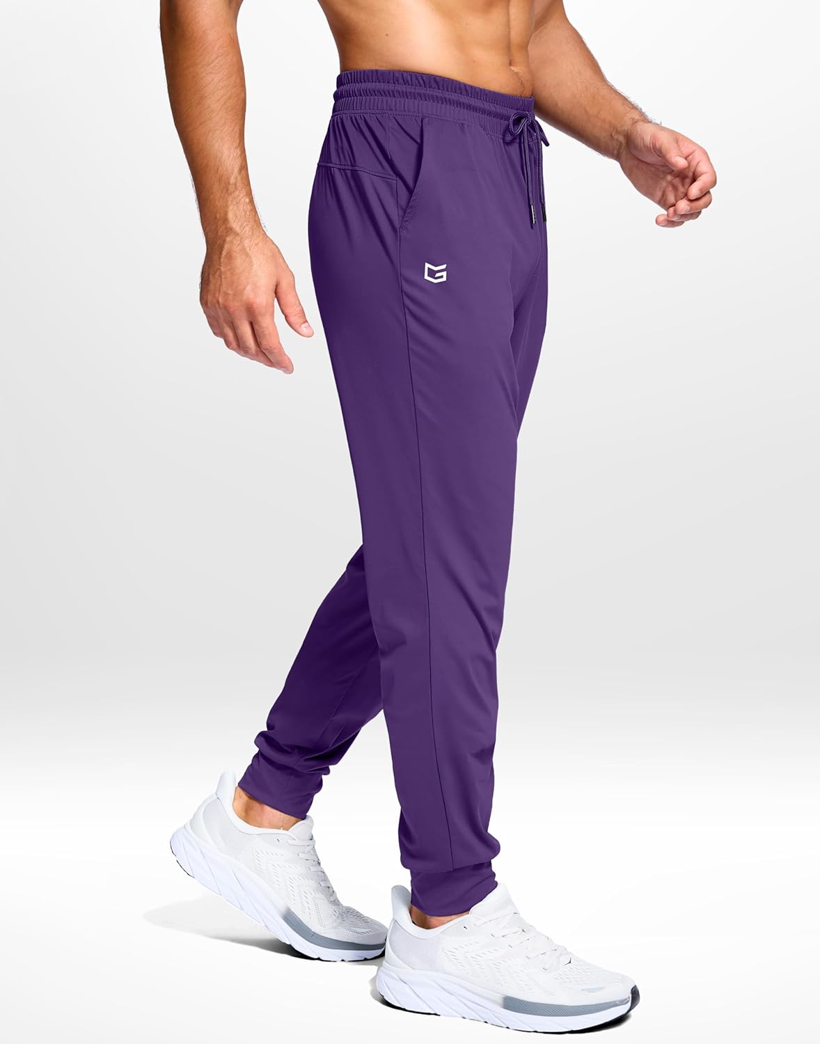 G Gradual Men's Joggers Lightweight Athletic Workout Pants with Pockets Stretch Track Running Sweatpants for Men Gym Sports - Image 2