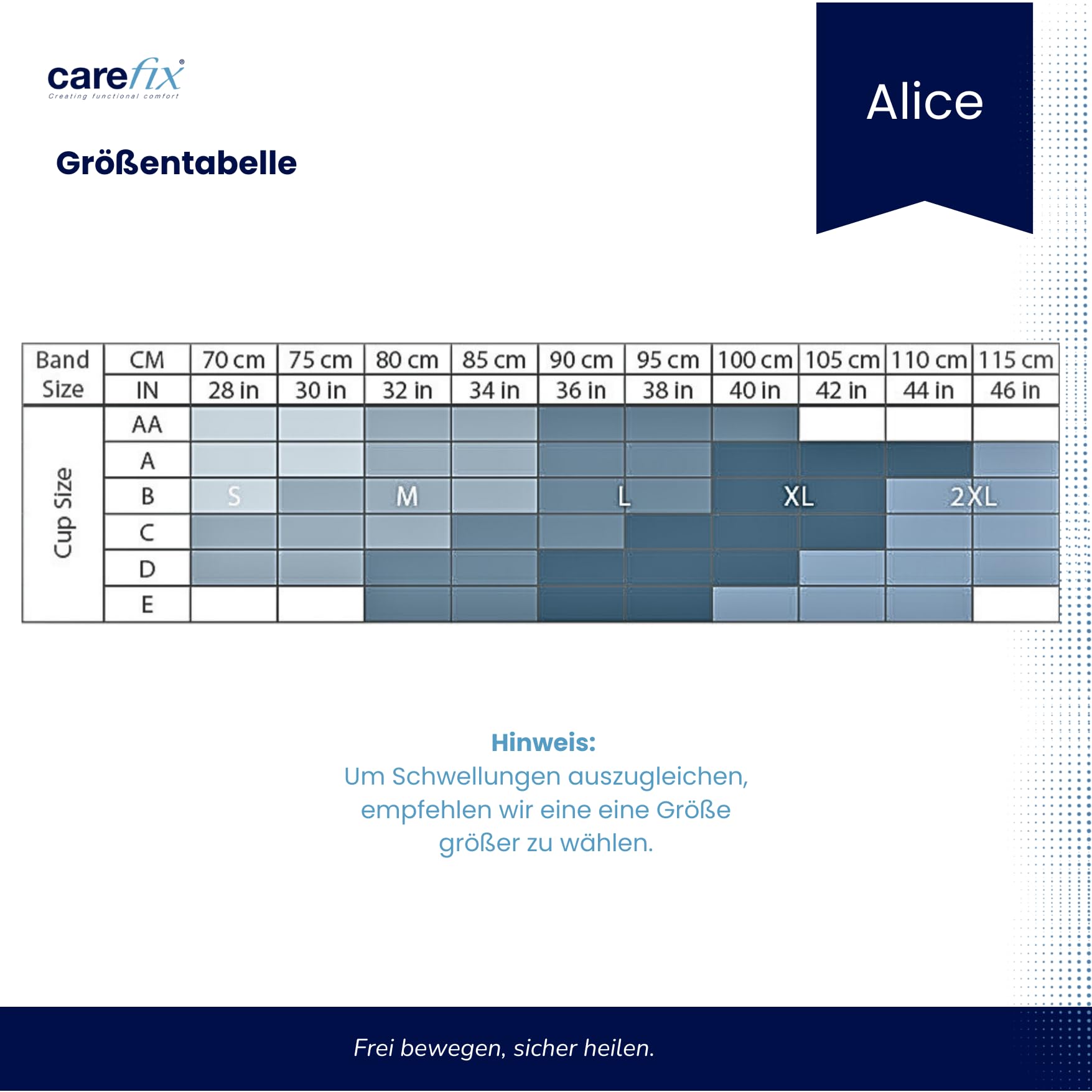 CAREFIX Alice Kompressions BH nach Brust OP | Kompressionsstufe 4 | postoperativer Stütz BH mit Vorderverschluss & verstellbaren Trägern | nahtlos, atmungsaktiv & narbenfreundlich | L | Schwarz