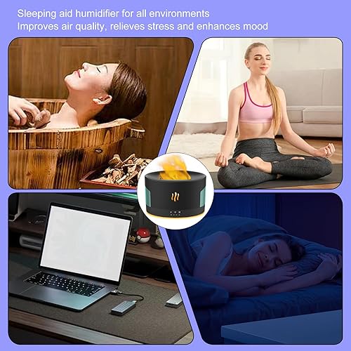 Miniatura 7 de Difusor de aceite esencial para habitación grande, difusores de 15.2 fl oz para el hogar, difusor de aceite esencial, altavoz Bluetooth, apagado