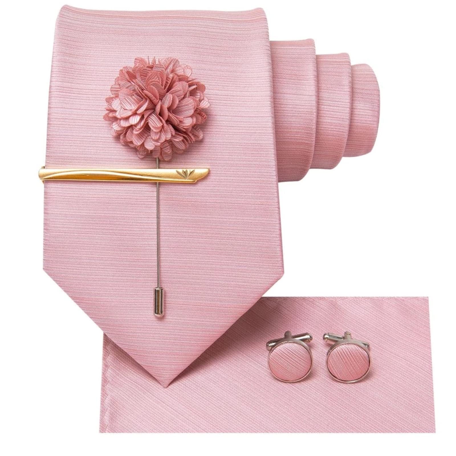 Cravatte per Uomo Cravatta in Seta Matrimonio Uomo Bracciale Business Party Set 150x8,5 cm (Come Mostrato 150x8,5 cm)