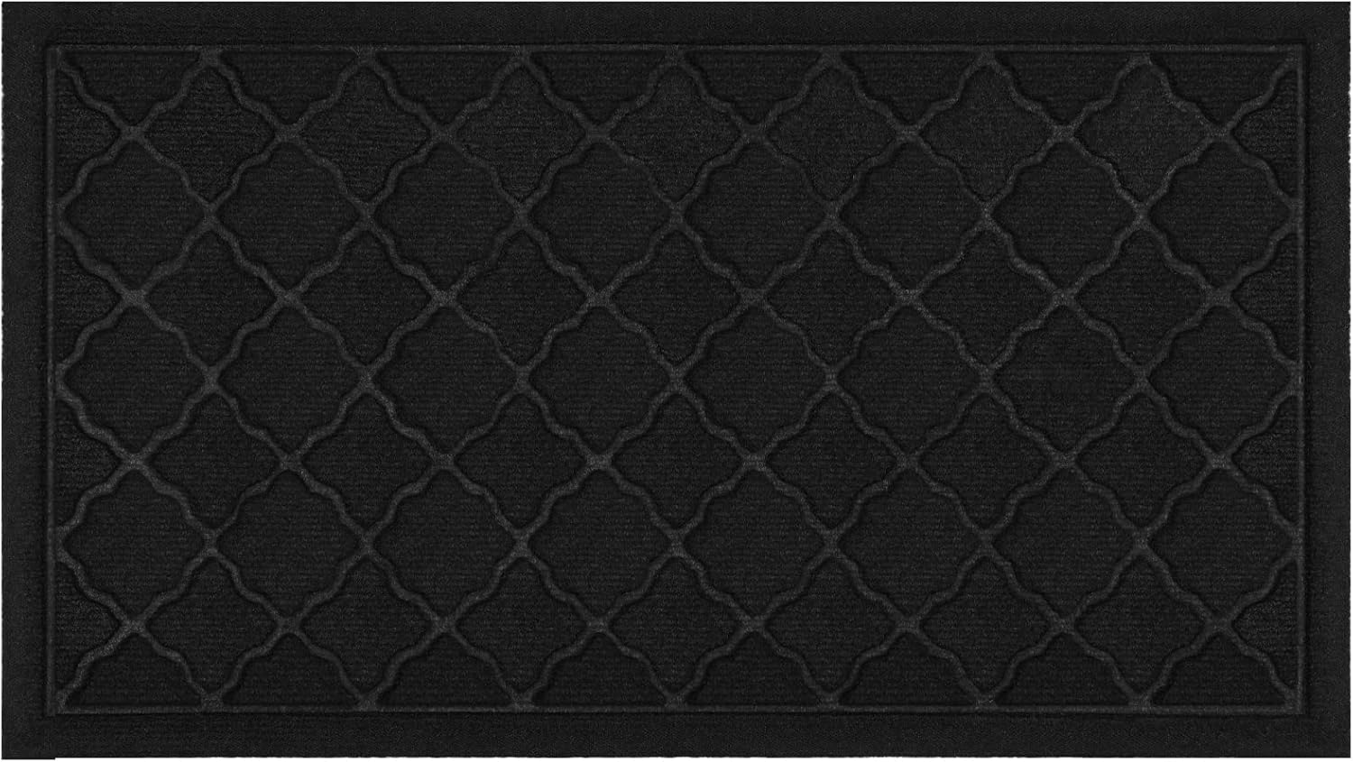 HIYARD Sturdy Front Door Mat, Absorbent Muddy Dirt Resist