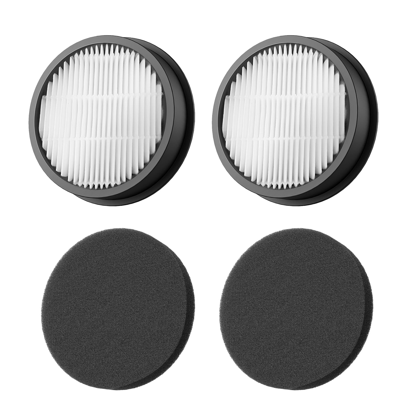 Replacement Cartridge and Sponge for SMOTURE VCA01 & VAC02 & VC80 Cordless Vacuum Cleaner