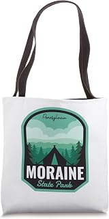 Moraine State Park PA Camping Tote Bag