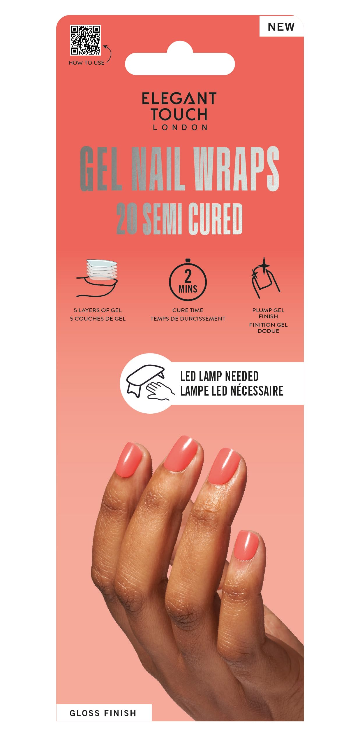 Elegant Touch Nail Wraps - Dragon Fruit