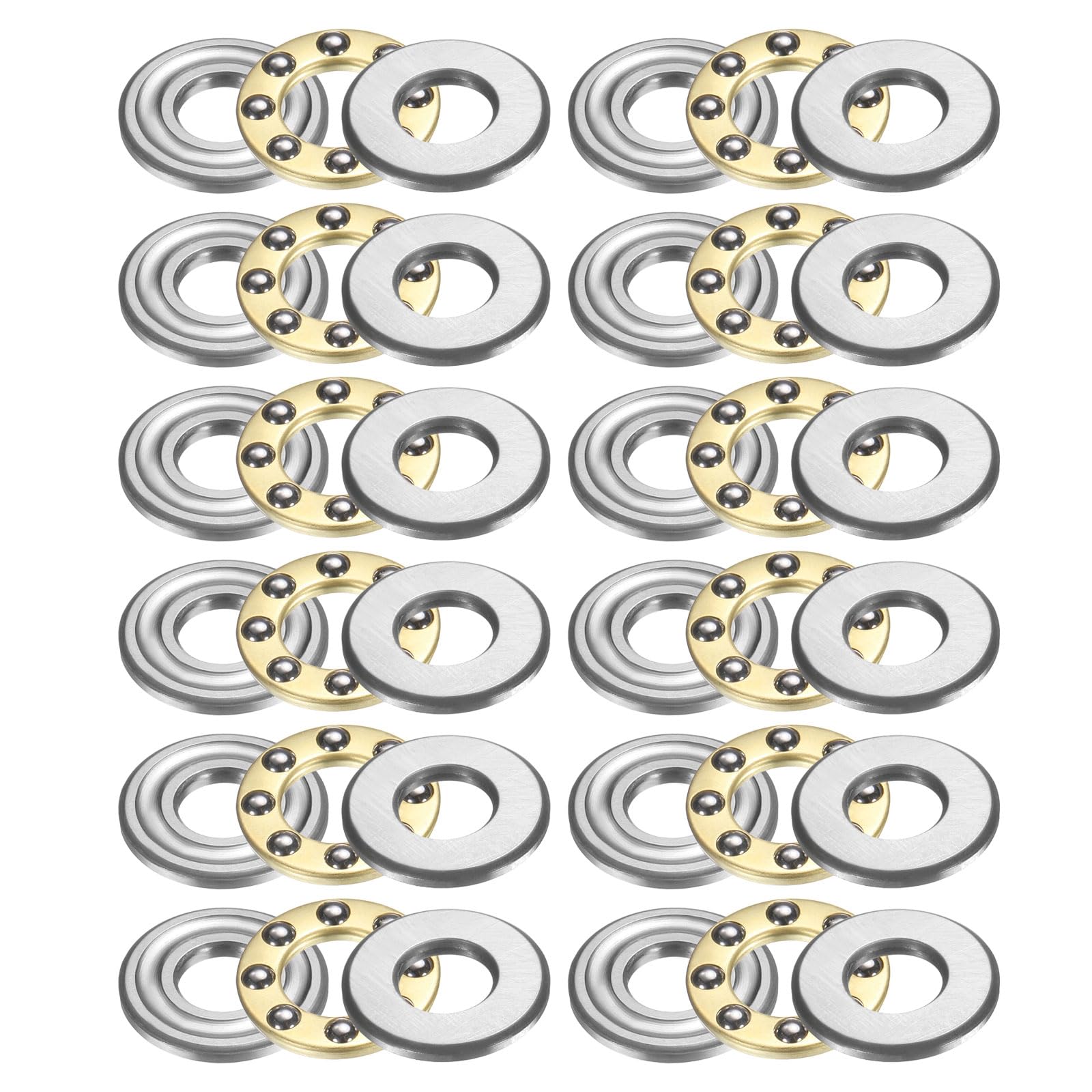Miniature Thrust Ball Bearings - Chrome Steel, 8mm -30
