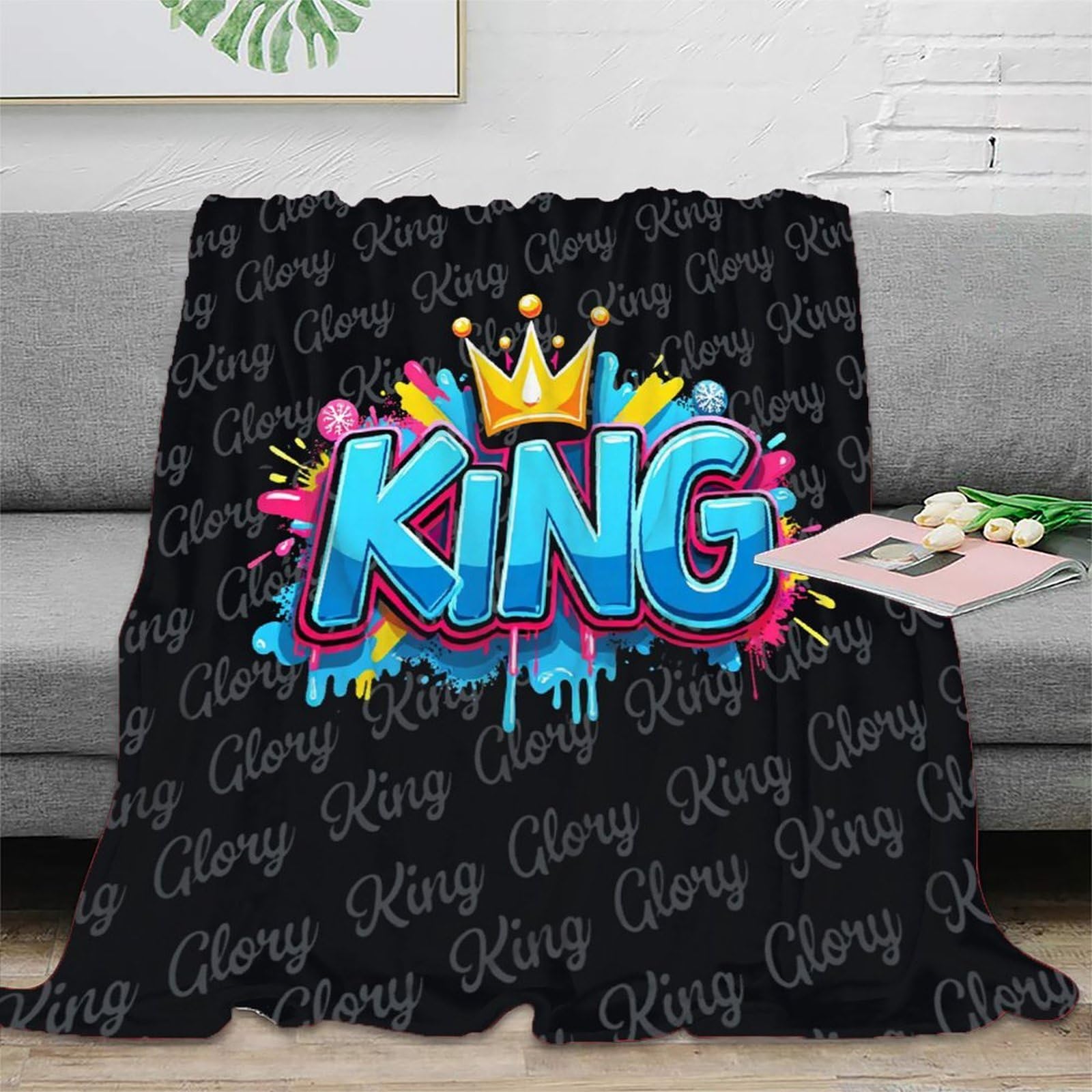 Couverture anti-froid King microfibre antistatique et chaude