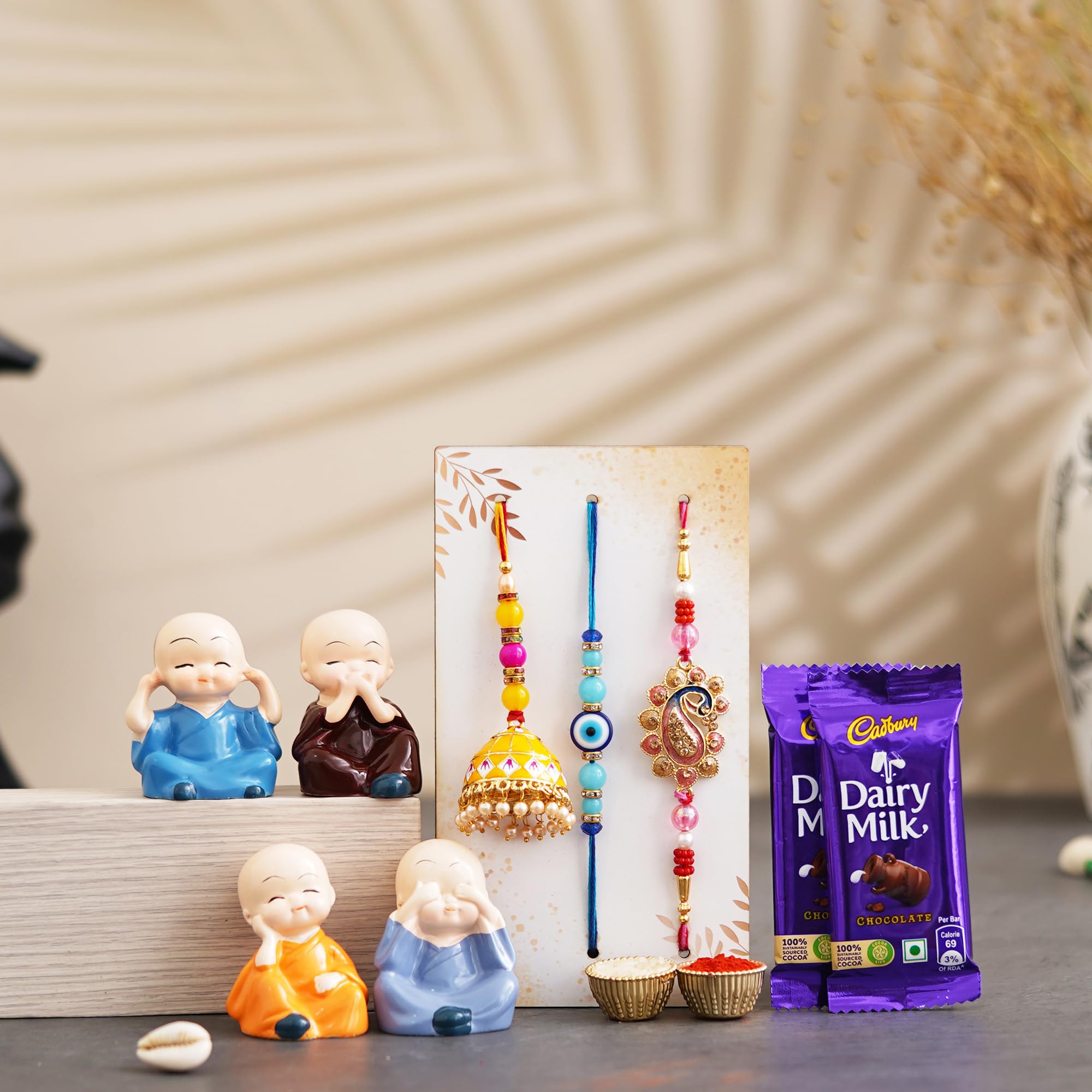 See full amazon price history chart for Dreamica Rakhi Gift for Brother and Bhabhi, Designer Bhaiya Bhabhi Rakhi with Monk Buddha Showpiece Set and Chocolate Combo | Best Rakhi Gift For Brother and Bhabhi | Best Rakhi for Bhaiya Bhabhi Dreamica Rakhi Gift for Brother and Bhabhi, Designer Bhaiya Bhabhi Rakhi with Monk Buddha Showpiece Set and Chocolate Combo | Best Rakhi Gift For Brother and Bhabhi | Best Rakhi for Bhaiya Bhabhi (B0D74LSWG7) Amazon Price History, Amazon Price Tracker